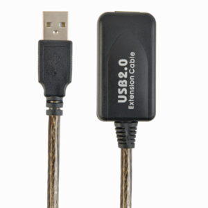 CABLEXPERT ACTIVE USB 2.0 EXTENSION CABLE, 10 M, BLACK