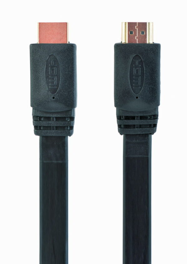 CABLEXPERT HDMI MALE-MALE FLAT CABLE, 1 M, BLACK COLOR
