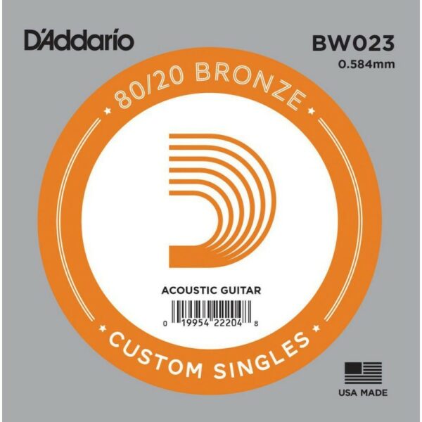 D'addario bw023 80/20 bronze wound