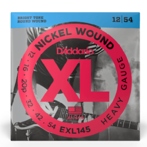 D’addario exl145 nickel wound heavy plain 3rd 12-54