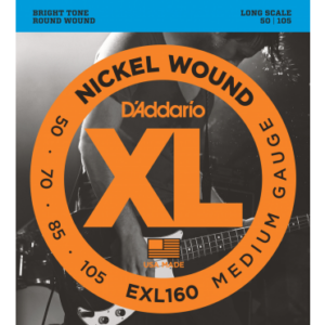 D’addario exl160 long scale nickel wound bass medium 50-105