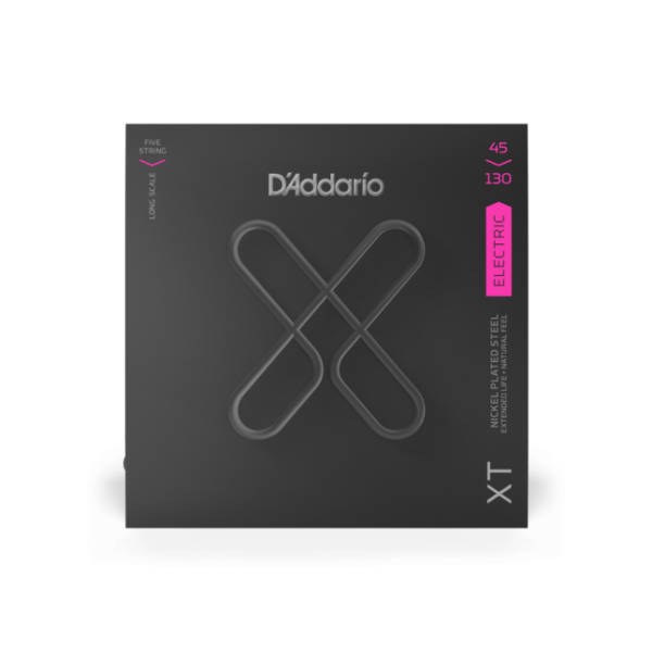D'addario xtb45130 scala lunga a 5 corde 45-130