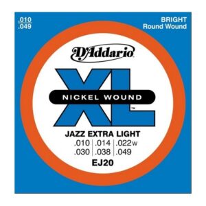 D’ADDARIO EJ20 CORDE PER CHITARRA ELETTRICA 010-049