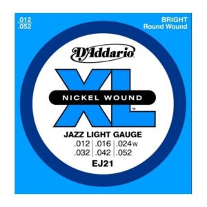 D’ADDARIO EJ21 CORDE PER CHITARRA ELETTRICA 012-052