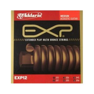 D’ADDARIO EXP12 PHOSPHORE CORDE CHITARRA ACUSTICA 13-56