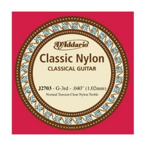 D’ADDARIO J2703 CORDA SFUSA PER CHITARRA CLASSICA TENSIONE NORMALE