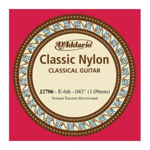 D’ADDARIO J2706 CORDA SFUSA PER CHITARRA CLASSICA TENSIONE NORMALE