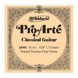 D’ADDARIO J 4501 CORDA SINGOLA CHITARRA CLASSICA TENSIONE NORMALE