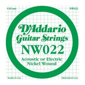 D’ADDARIO NW022 CORDA SINGOLA PER CHITARRA ACUSTICA/ELETTRICA