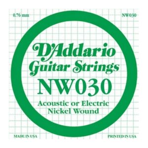 D’ADDARIO NW030 CORDA SINGOLA PER CHITARRA ACUSTICA/ELETTRICA