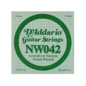 D’ADDARIO NW042 CORDA SINGOLA PER CHITARRA ACUSTICA/ELETTRICA