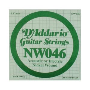 D’ADDARIO NW046 CORDA SINGOLA PER CHITARRA ACUSTICA/ELETTRICA