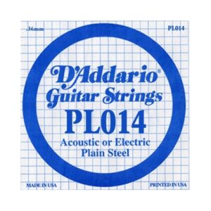 D’ADDARIO PL014 CORDA SINGOLA PER CHITARRA ACUSTICA/ELETTRICA