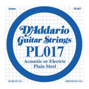 D’ADDARIO PL017 CORDA SINGOLA PER CHITARRA ACUSTICA/ELETTRICA