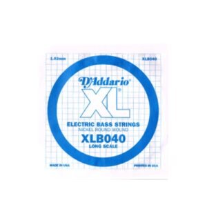 D’ADDARIO XLB040 CORDA SINGOLA PER BASSO ELETTRICO
