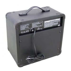 DIMAVERY BA-15 AMPLIFICATORE PER BASSO 15W NERO EQUALIZZATORE 3 BANDE