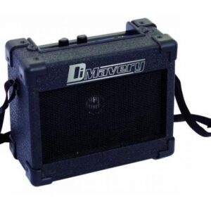 DIMAVERY MA-50 MINI AMPLIFICATORE PER CHITARRA 5W + TRACOLLA + CLIP AGGANCIO CINTURA