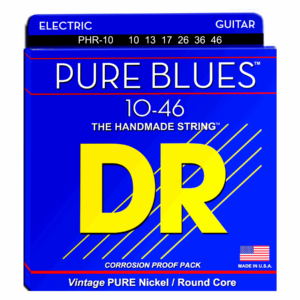 Dr string phr-10 pure blues 10-46 the handmade string vintage pure nickel round core