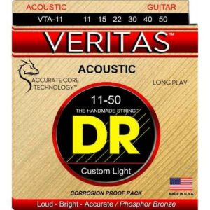 Dr string vta-11 veritas phosphor bronze 11-50