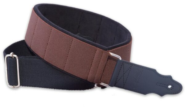 RIGHTON STRAPS ELASTIC BROWN TRACOLLA PER CHITARRA E BASSO