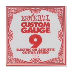 ERNIEBALL CUSTOM GAUGE 09 CORDA SFUSA PER CHITARRA ACUSTICA/ELETTRICA
