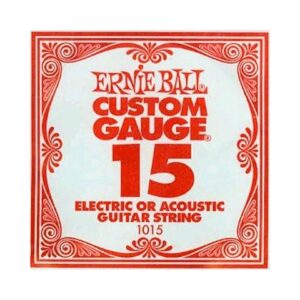 ERNIEBALL CUSTOM GAUGE 15 CORDA SFUSA PER CHITARRA ACUSTICA/ELETTRICA