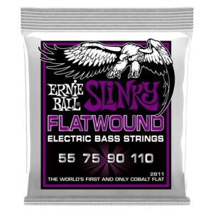 Ernie ball 2811 flatwound bass strings