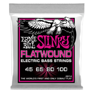 Ernie ball 2814 flatwound bass strings