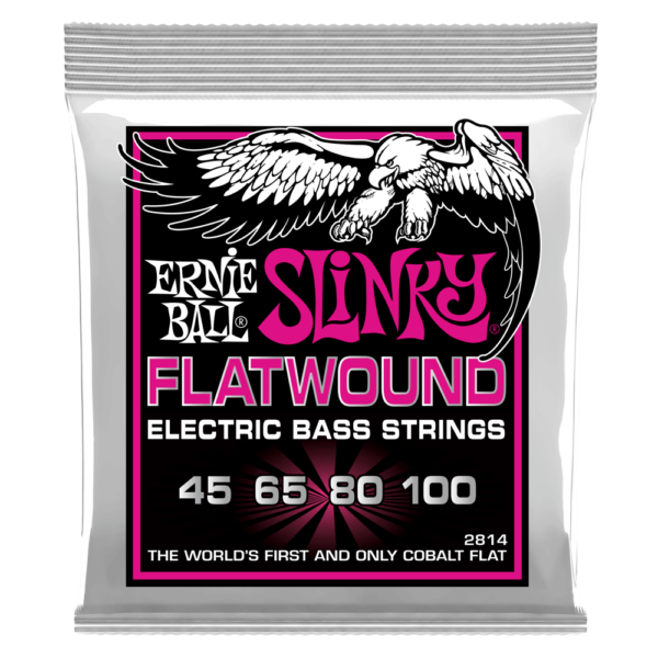 Ernie ball 2814 flatwound bass strings