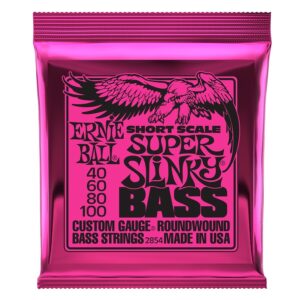 Ernie ball 2854 super slinky nickel wound short scale