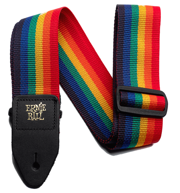 Ernie ball 4044 tracolla polypro arcobaleno