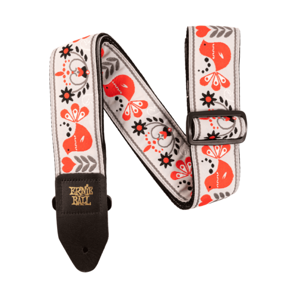Ernie ball 4689 tracolla red bird winter jacquard 2021