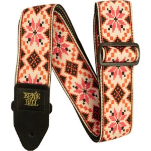 Ernie ball 5337 cinnamon needlepoint jacquard strap