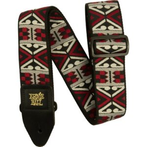 Ernie ball 5339 primal red jacquard strap