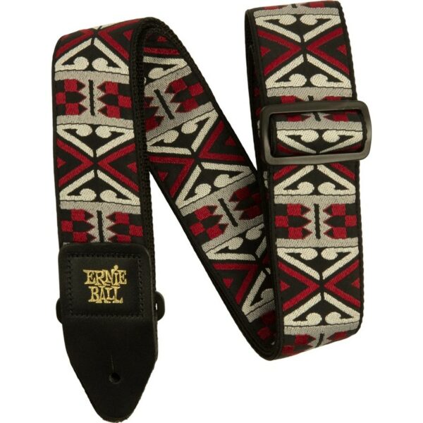 Ernie ball 5339 primal red jacquard strap