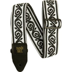 Ernie ball 5342 black vine jacquard strap
