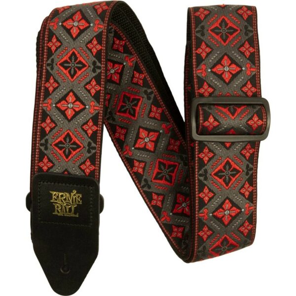 Ernie ball 5346 red king jacquard strap