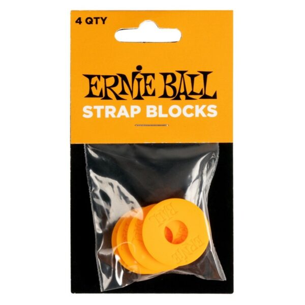 Ernie ball 5621 strap blocks orange