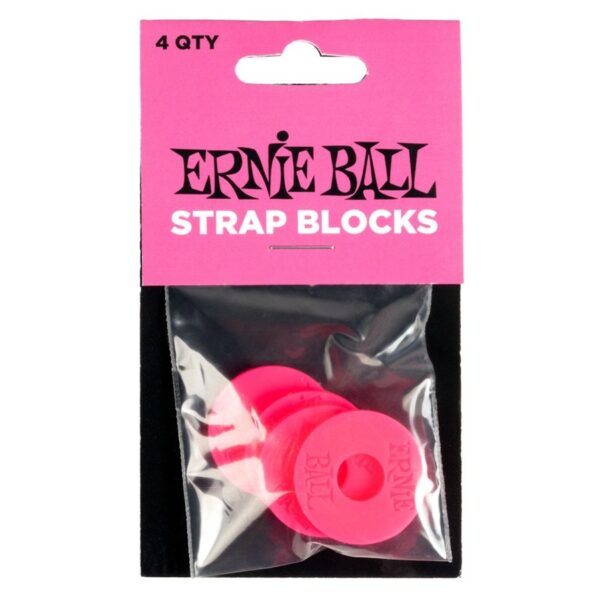 Ernie ball 5623 strap blocks pink