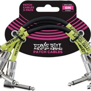 Ernie ball 6050 kit 3 cavi patch black