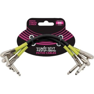 Ernie ball 6059 kit 3 cavi patch black