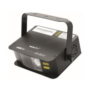 EUROLITE LED MS-3 TRIPLO EFFETTO POLAR LASER CLASSE 3B 100mW ROSSO + 40 mW VERDE + LED BLU DA 5 WATT