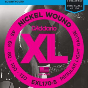 D’ ADDARIO EXL170-5 CORDE PER BASSO 5 CR