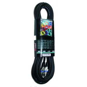 EXTREME CAVO MICROFONO/CASSE 10 METRI 1 CONNETTORE XLR MASCHIO 1 FEMMINA + STRAP + 12 ANELLINI CAVO MICROFONICO 6.5MM CONNETTORI SMONTABILI METALLO ANTISCIVOLO