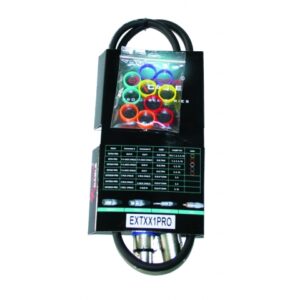 EXTREME CAVO MICROFONO/CASSE 1 METRO 1 CONNETTORE XLR MASCHIO 1 FEMMINA + STRAP + 12 ANELLINI CAVO MICROFONICO 6.5MM CONNETTORI SMONTABILI METALLO ANTISCIVOLO