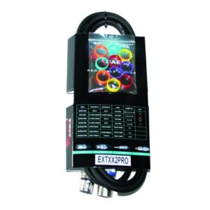 EXTREME CAVO MICROFONO/CASSE 2 METRI 1 CONNETTORE XLR MASCHIO 1 FEMMINA + STRAP + 12 ANELLINI CAVO MICROFONICO 6.5MM CONNETTORI SMONTABILI METALLO ANTISCIVOLO
