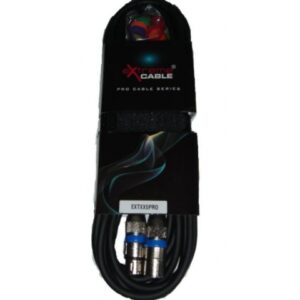 EXTREME CAVO MICROFONO/CASSE 5 METRI 1 CONNETTORE XLR MASCHIO 1 FEMMINA + STRAP + 12 ANELLINI CAVO MICROFONICO 6.5MM CONNETTORI SMONTABILI METALLO ANTISCIVOLO