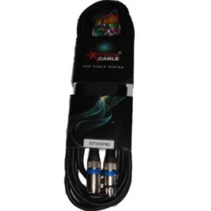 EXTREME CAVO MICROFONO/CASSE 6 METRI 1 CONNETTORE XLR MASCHIO 1 FEMMINA + STRAP + 12 ANELLINI CAVO MICROFONICO 6.5MM CONNETTORI SMONTABILI METALLO ANTISCIVOLO