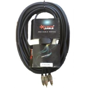 EXTREME 2R2R10PRO 2RCA MASCHIO -2RCA MASCHIO PRO 10mt