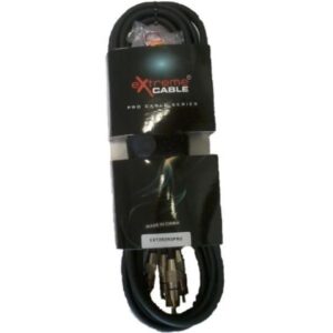 EXTREME 2R2R3PRO 2RCA MASCHIO -2RCA MASCHIO CAVO AUDIO DI SEGNALE SCHERMATO 3 MT